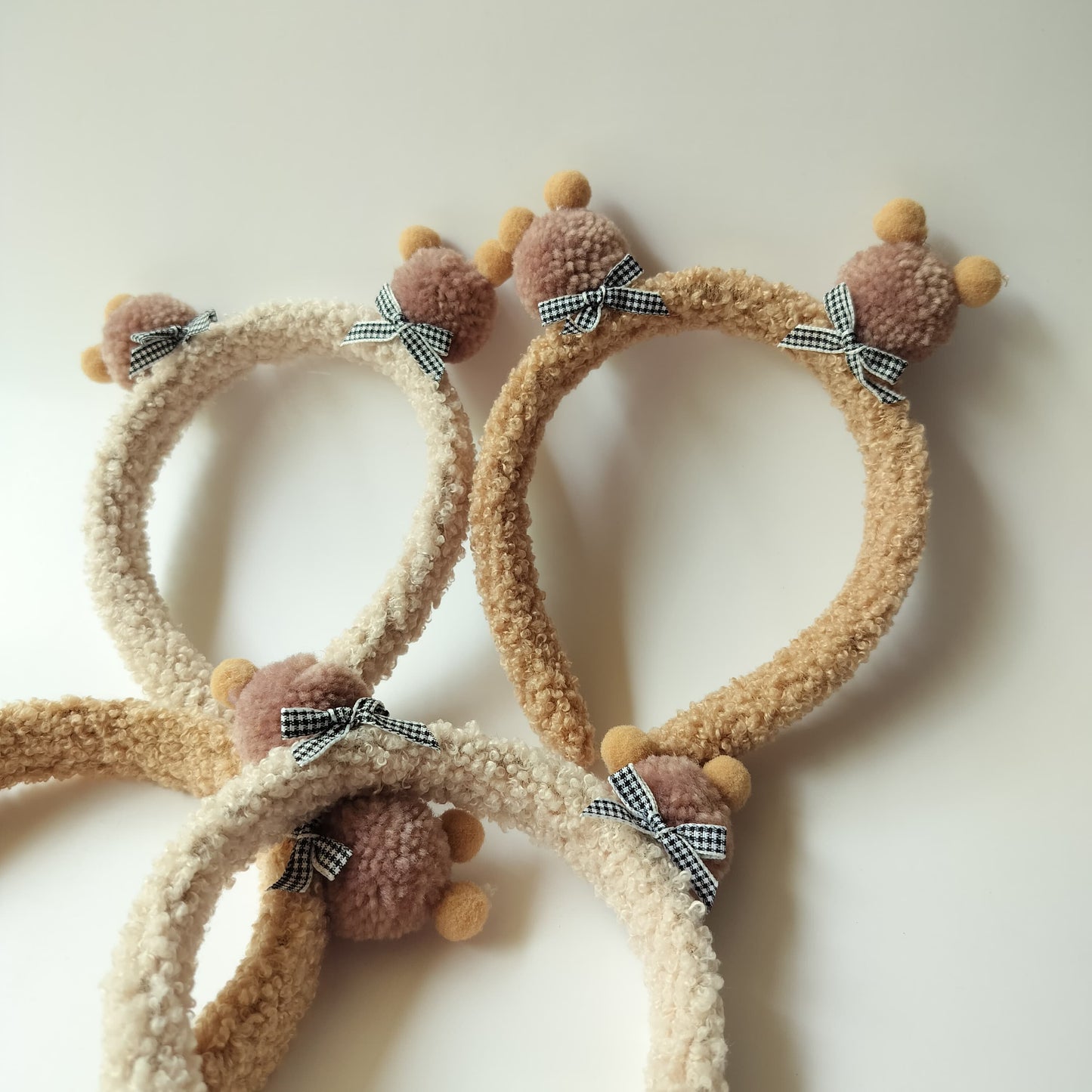 Hairband Teddy Bow Fleece