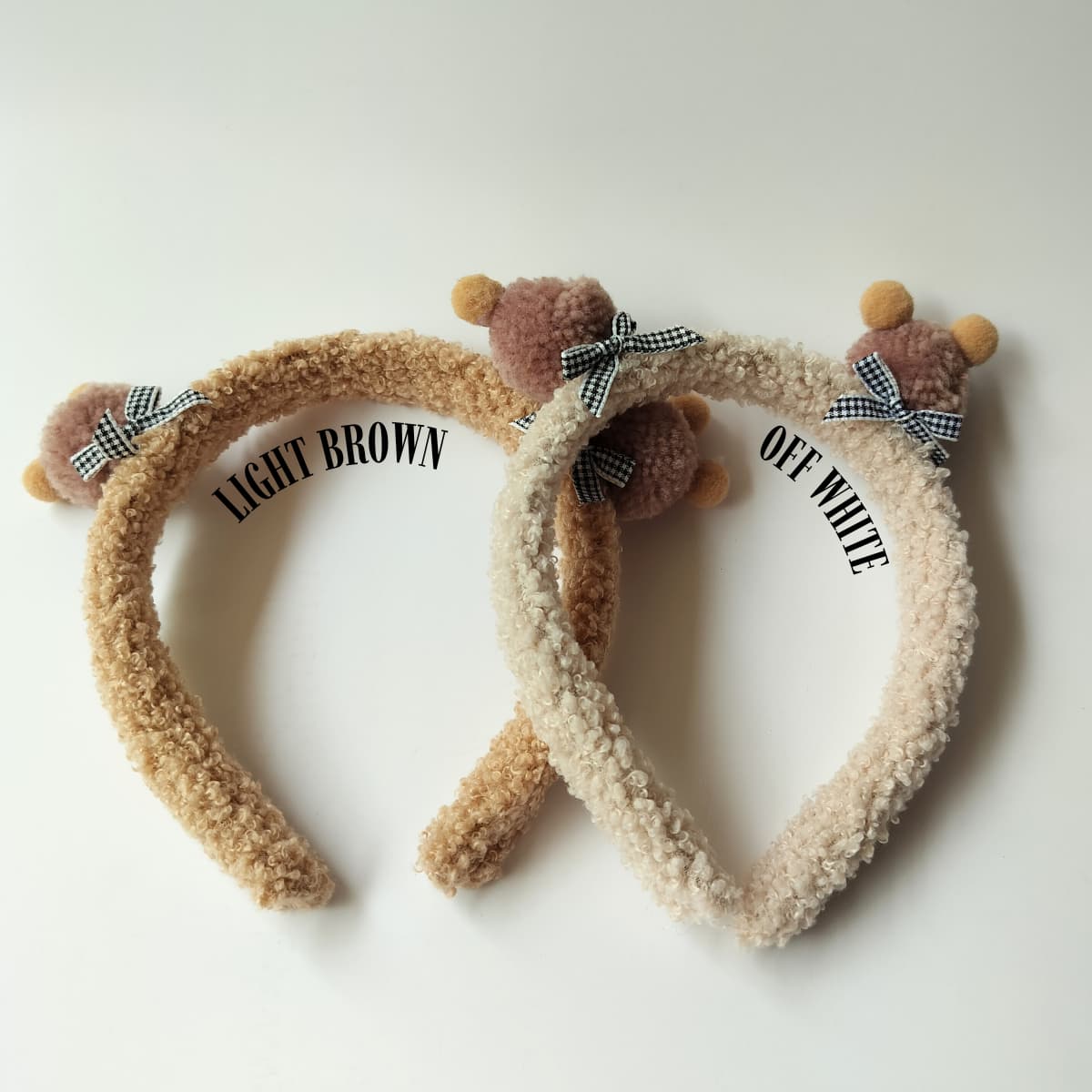 Hairband Teddy Bow Fleece