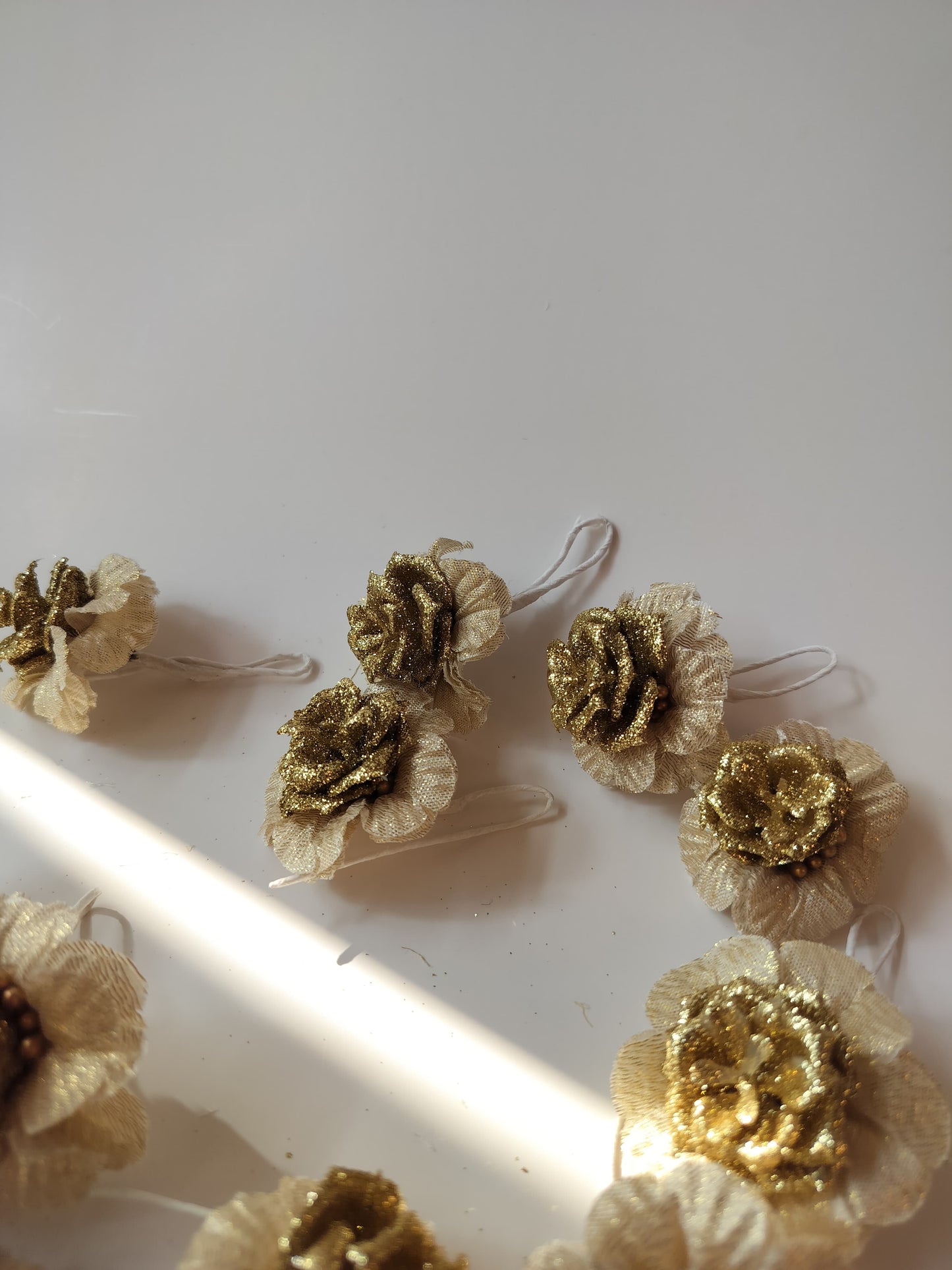 Hair Bun Pin Gloden Flower (Pack of 6)