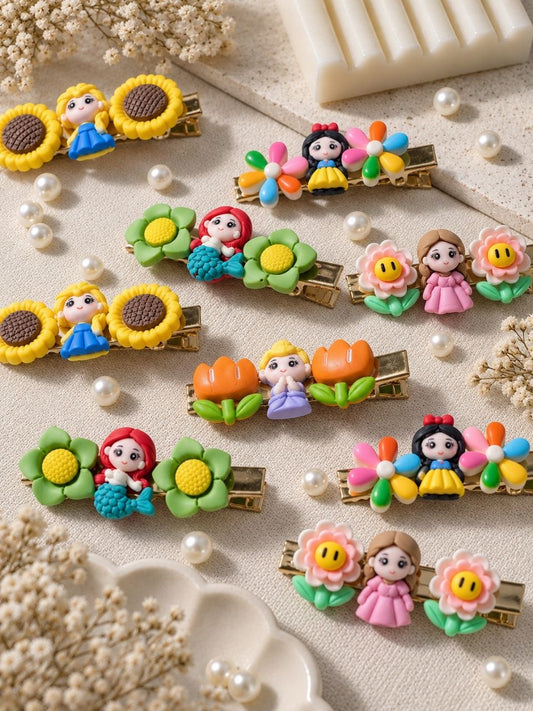 Candy Flora Hair Clips (Set of 2 Clips)