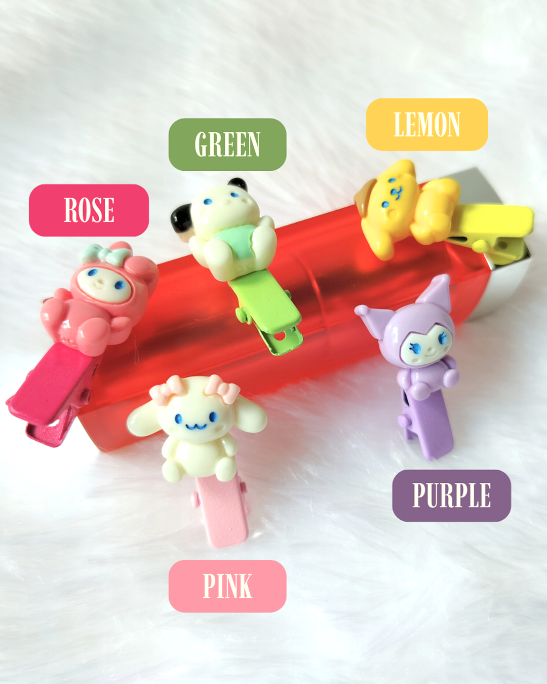 Little Clara Hair Clips (1 Set of 4 Clips)