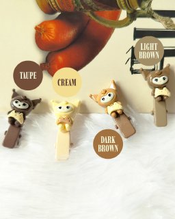 Little Ember Hair Clips (1 Set of 4 Clips)