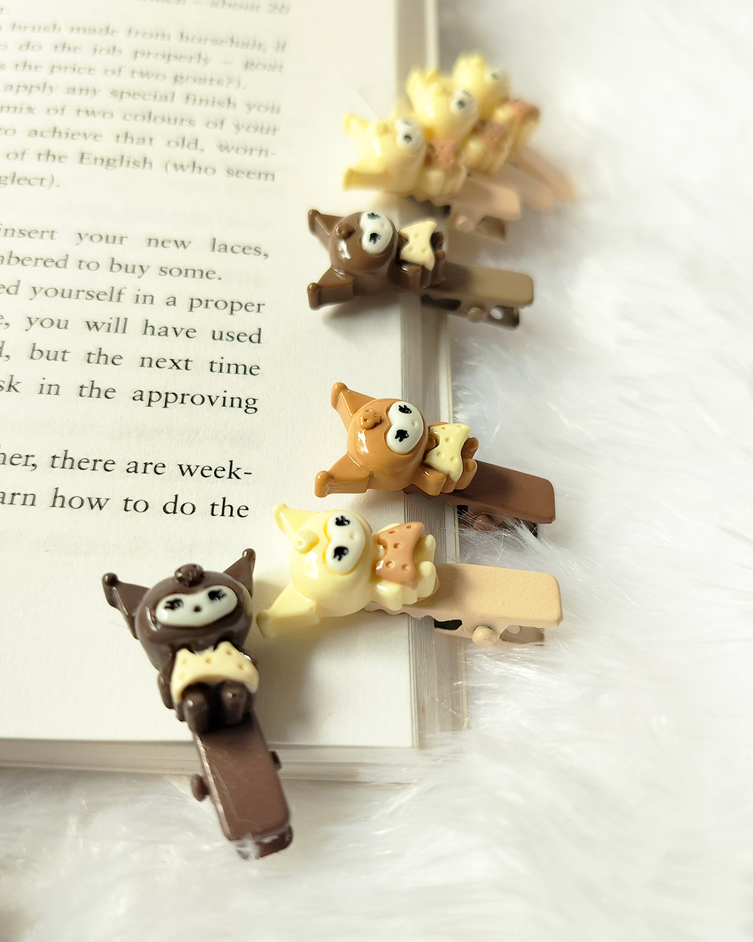 Little Ember Hair Clips (1 Set of 4 Clips)