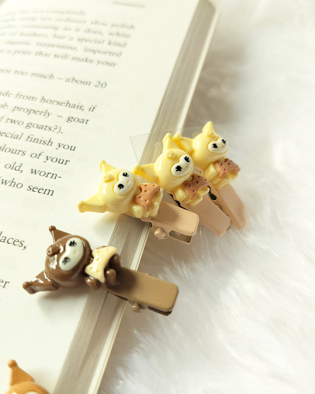 Little Ember Hair Clips (1 Set of 4 Clips)