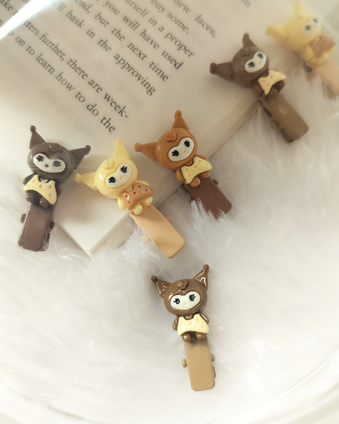 Little Ember Hair Clips (1 Set of 4 Clips)