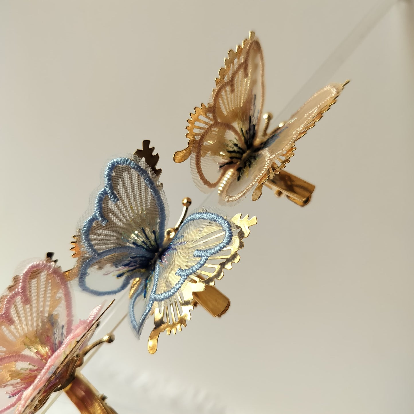 Embellished Butterflying Hair Clips (Pack of 2)