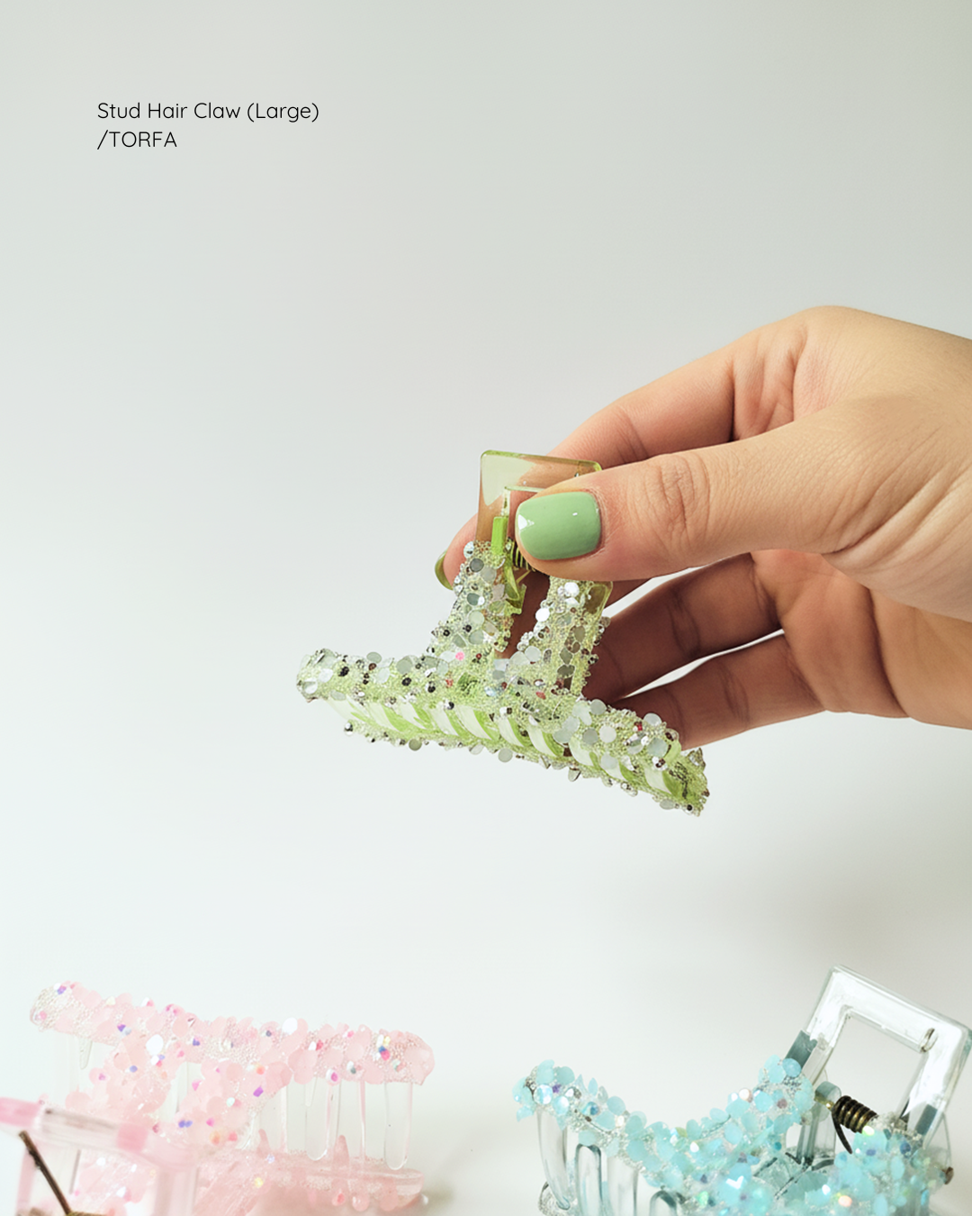 Stud Hair Claw Large