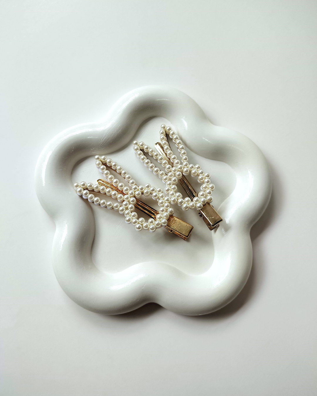 Pearl Bunny Hair Clips (Pack of 2)