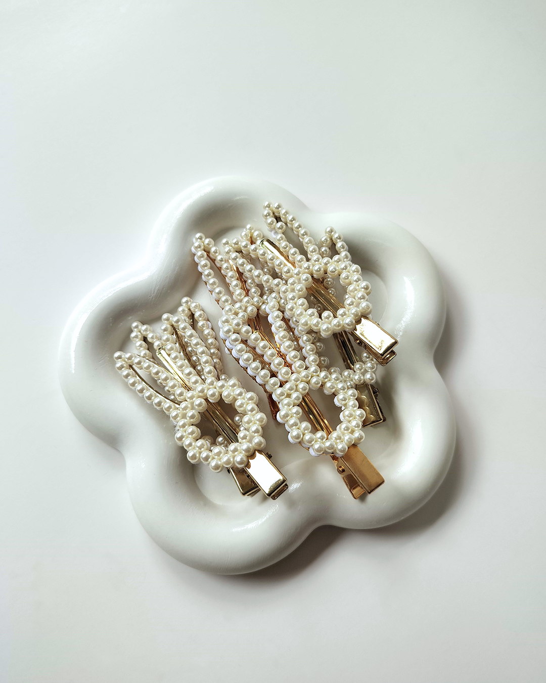 Pearl Bunny Hair Clips (Pack of 2)