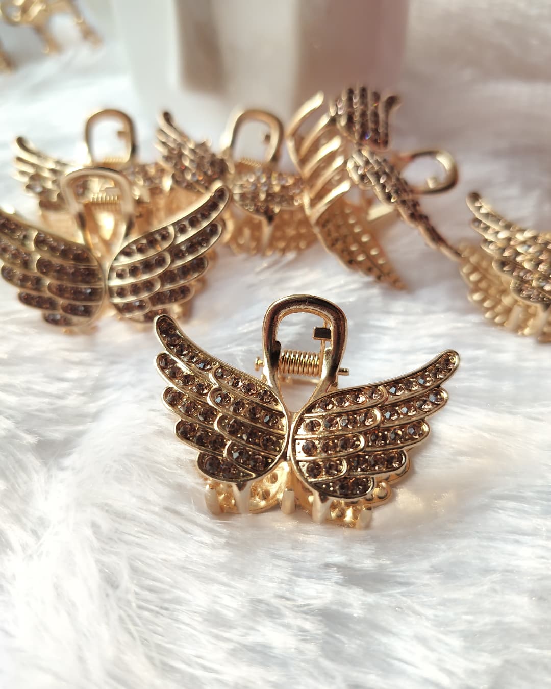 Claw Butterfly Golden Studs