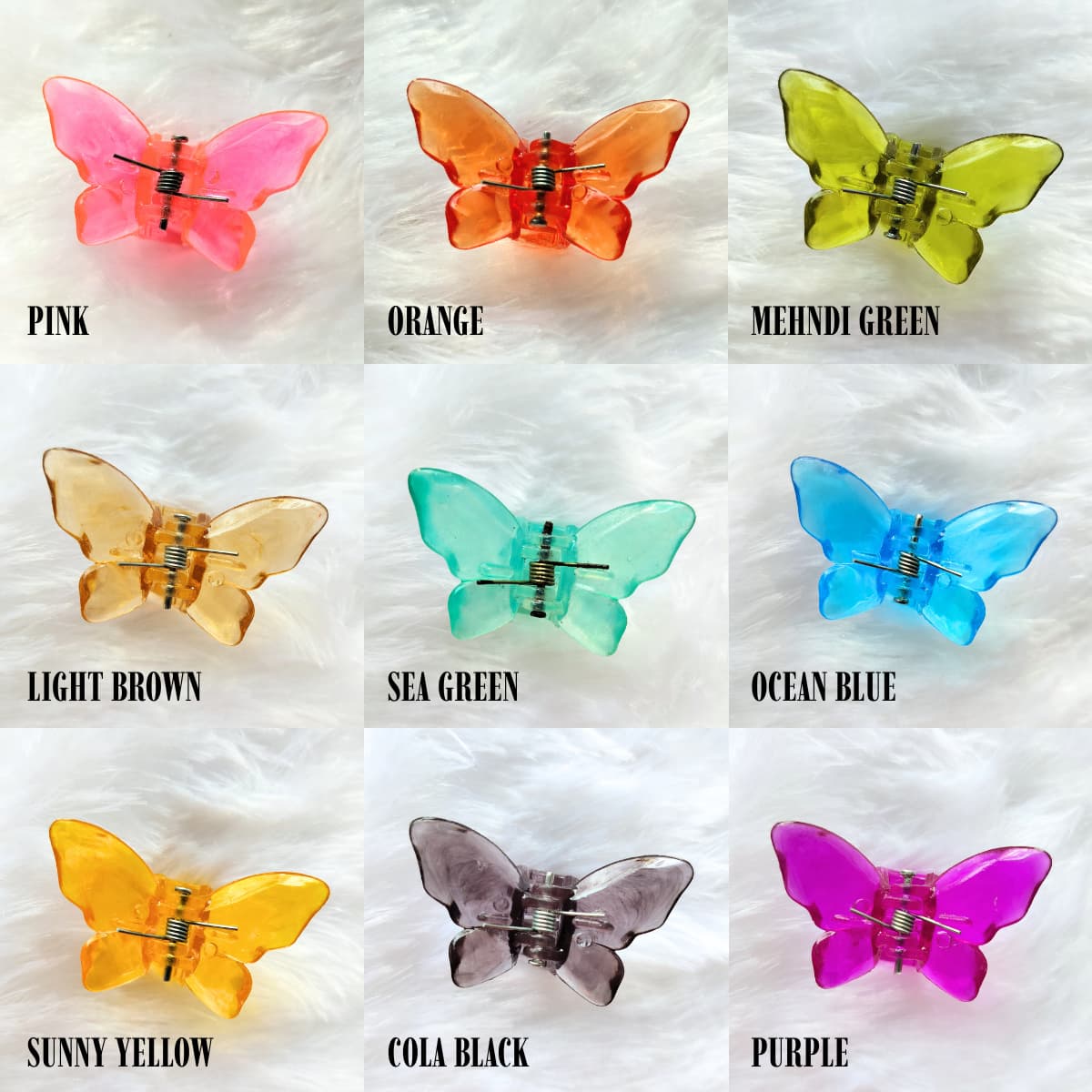 Color Claw Butterfly (Pack of 5)