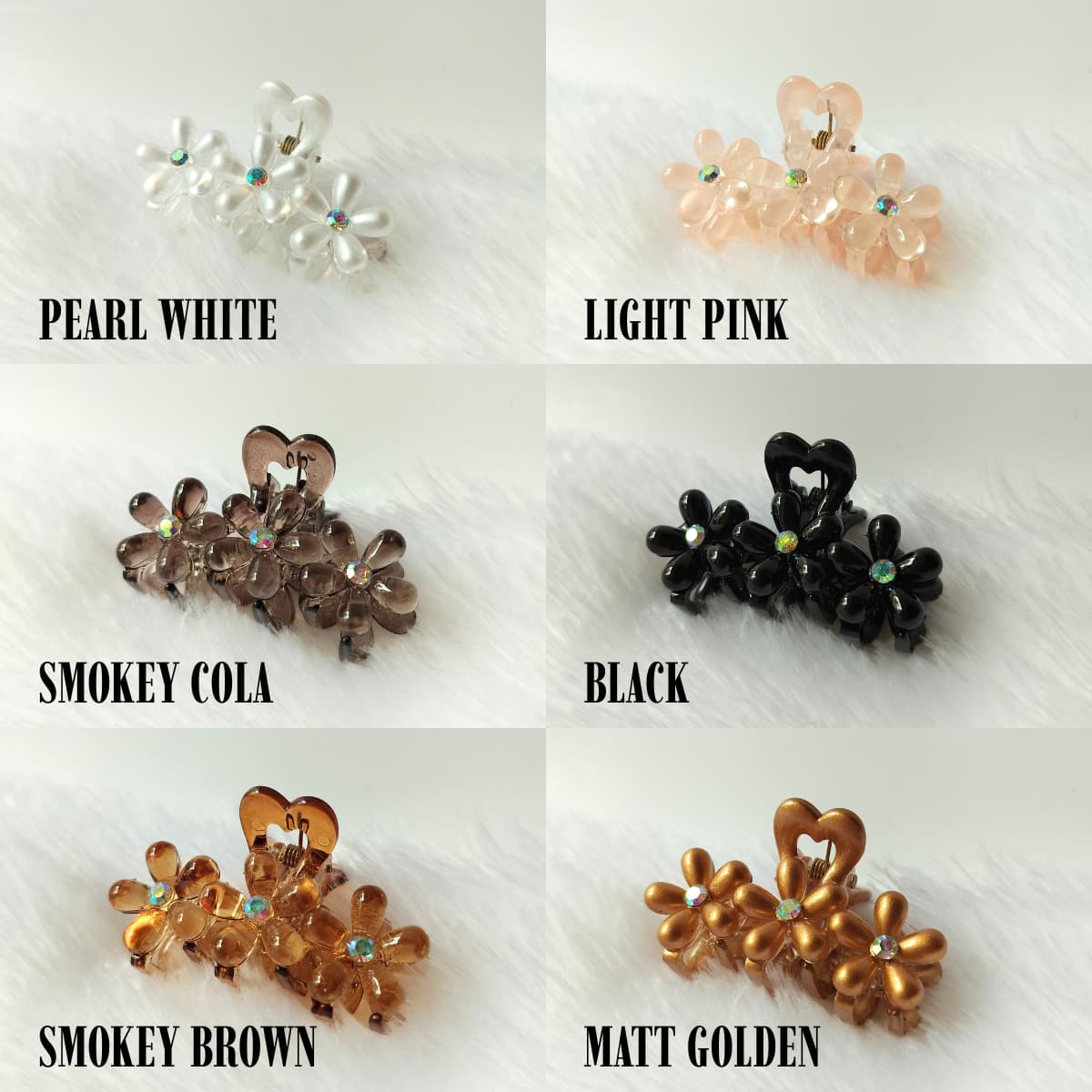 Flower Claw Stud (Pack of 2)