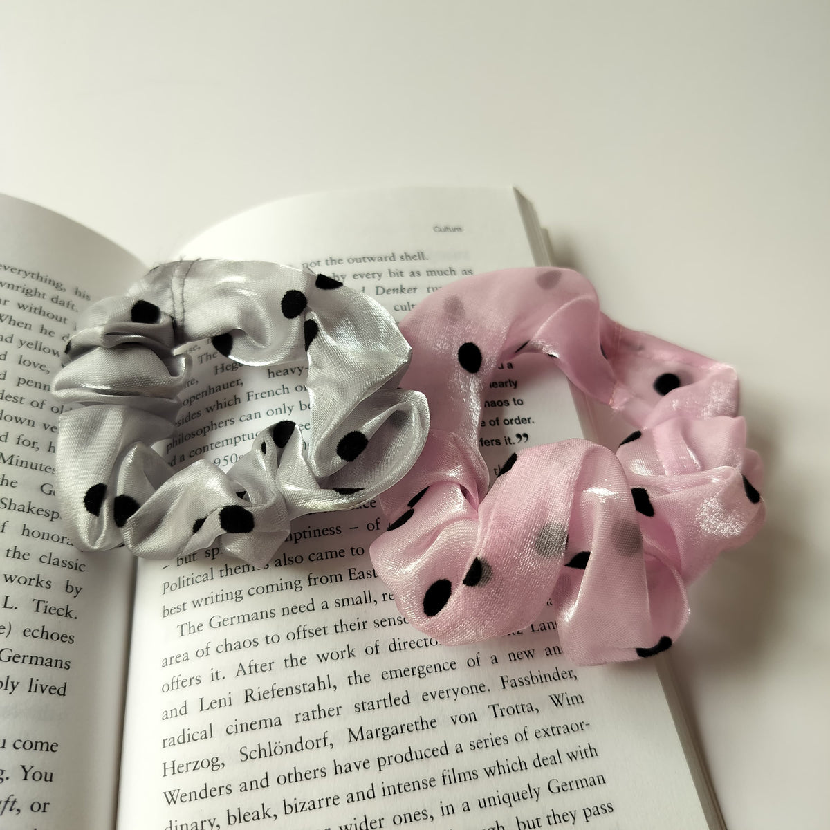 Organza Polka Hair Tie