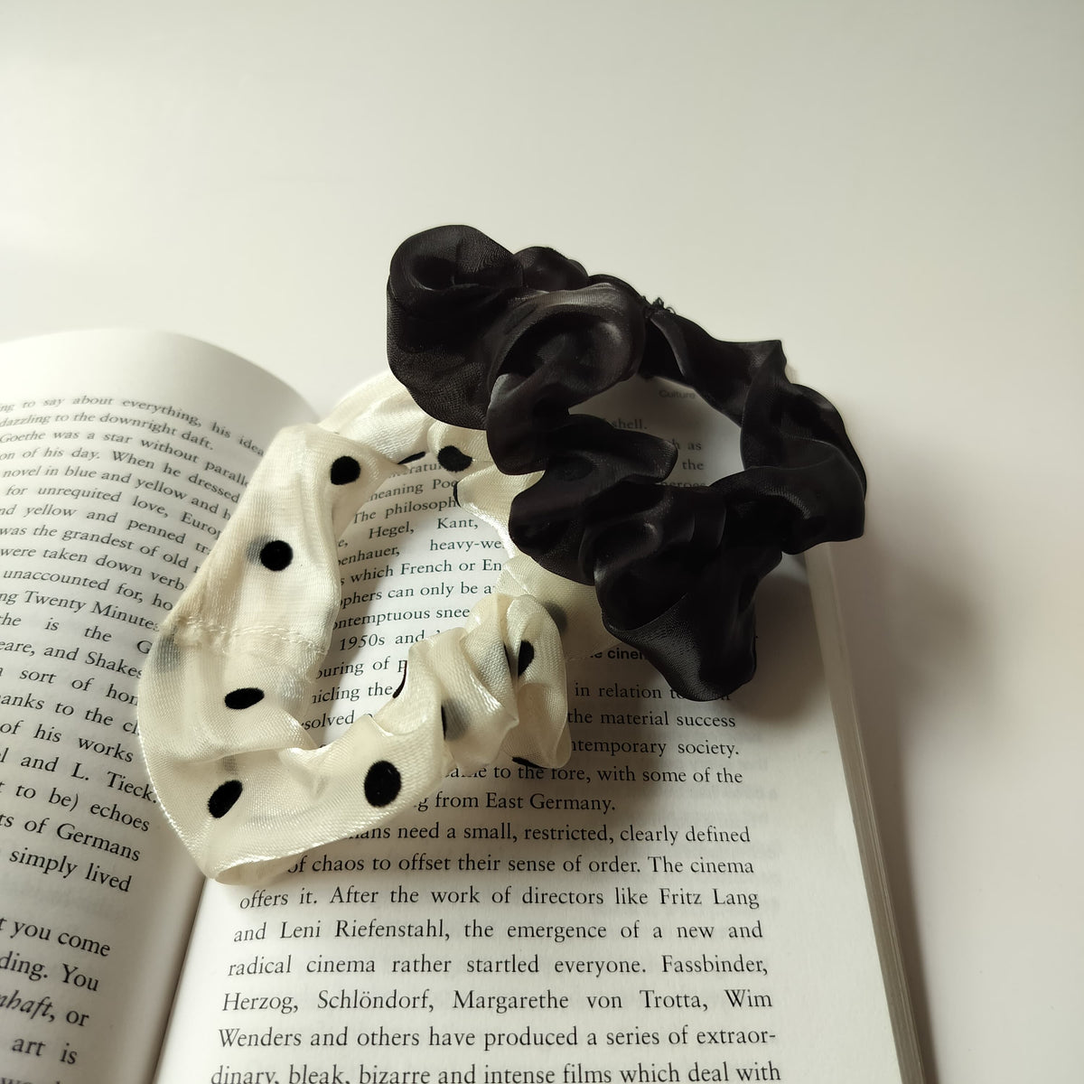 Organza Polka Hair Tie