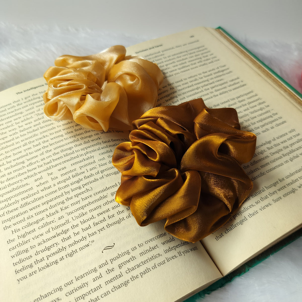 Scrunchy Organza Plain (Pack of 3)