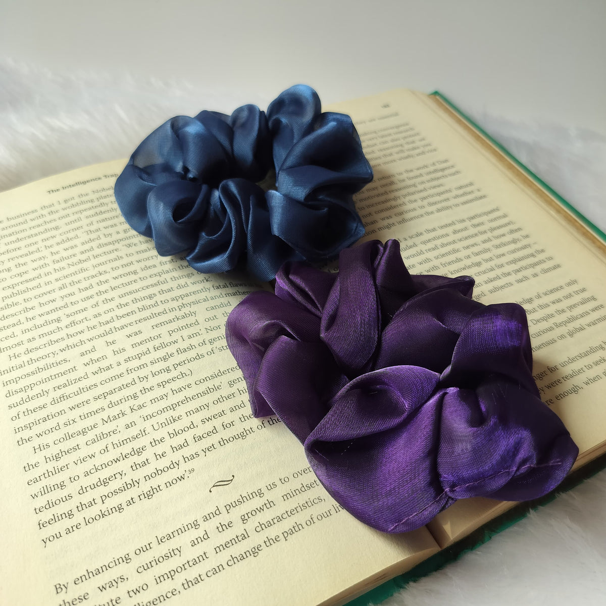 Scrunchy Organza Plain (Pack of 3)